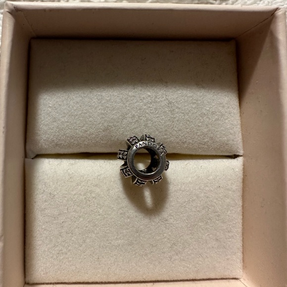 Pandora charm, Openwork “pave stripes”, retired - Picture 3 of 5